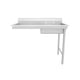 Empura Stainless EUDT48L Soiled Dishtable 