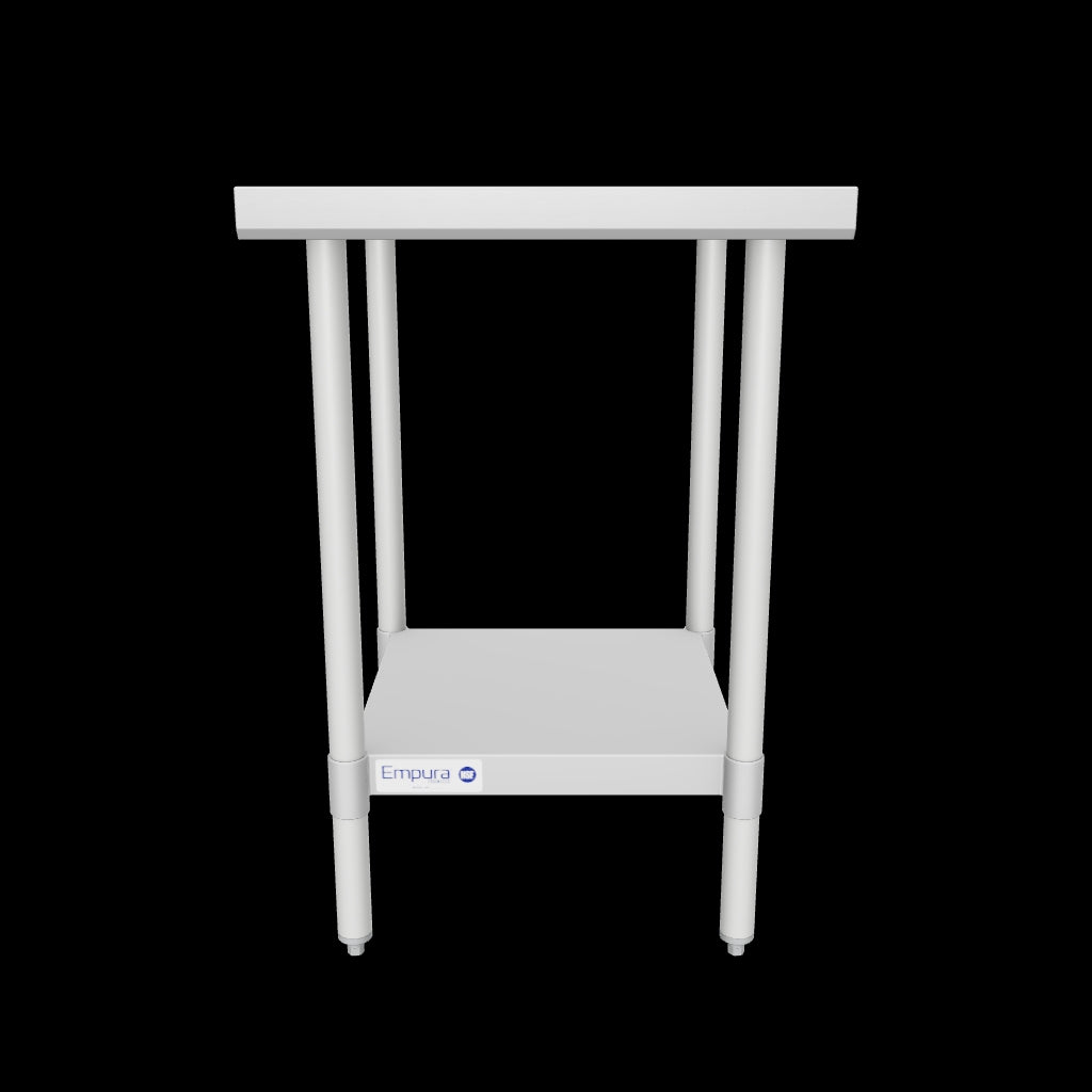 Empura Stainless EWT2424 Work Table 24"W X 24"D X 35"H Economy Duty