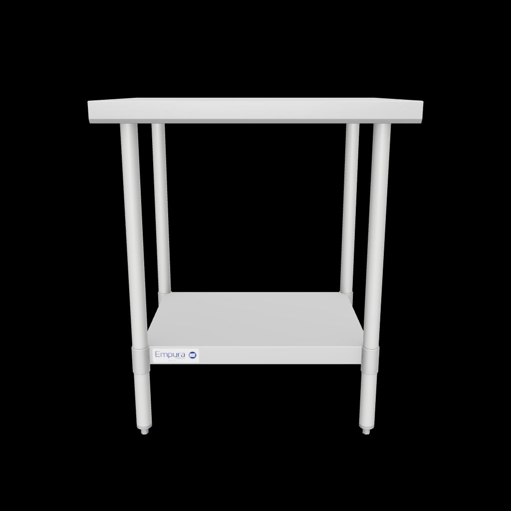 Empura Stainless EWT2430 Work Table 30"W X 24"D X 35"H Economy Duty