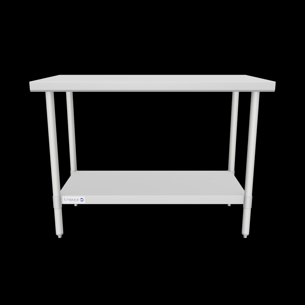 Empura Stainless EWT2448 Work Table 48"W X 24"D X 35"H Economy Duty