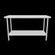 Media: Empura Stainless EWT2460 Work Table 60"W X 24"D X 35"H Economy Duty