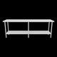 Empura Stainless EWT2496 Work Table 96"W X 24"D X 35"H Economy Duty
