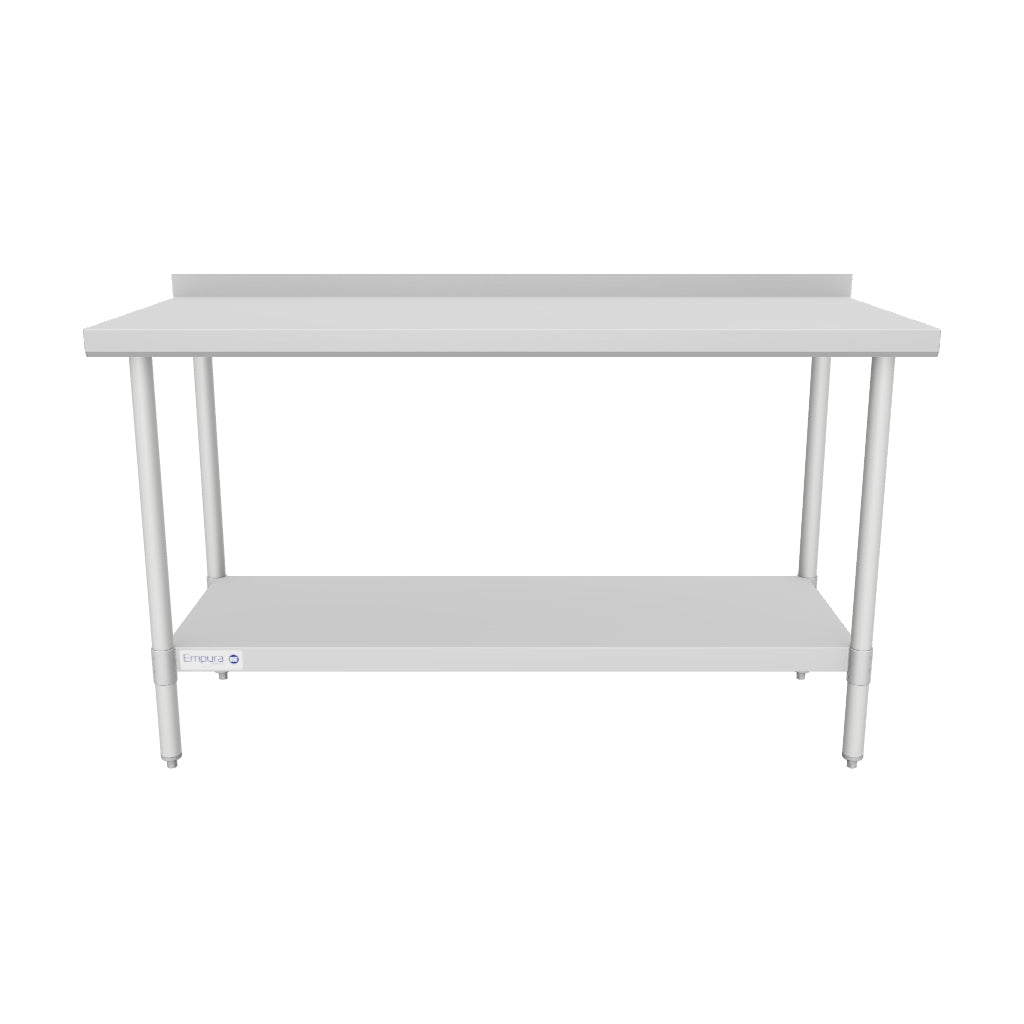 Empura Stainless EWT2B2460 Work Table 60"W X 24"D X 35"H Economy Duty