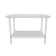Empura Stainless EWT3048 Work Table 48"W X 30"D X 35"H Economy Duty