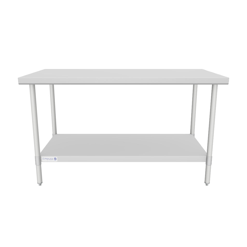 Empura Stainless EWT3060 Work Table 60"W X 30"D X 35"H Economy Duty