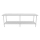 Empura Stainless EWT3096 Work Table 96"W X 30"D X 35"H Economy Duty