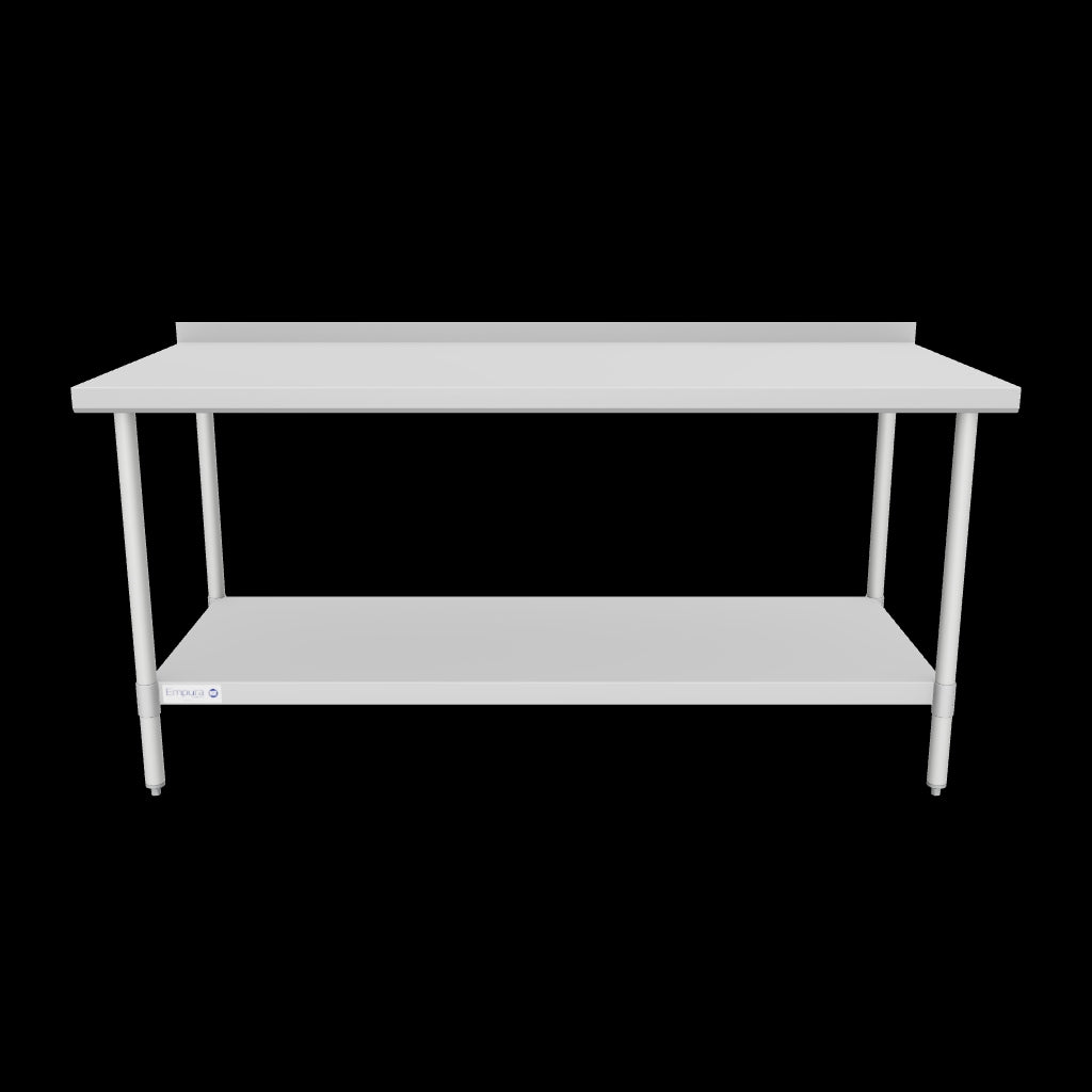 Empura Stainless EWTB3072 Work Table 72"W X 30"D X 35"H Economy Duty