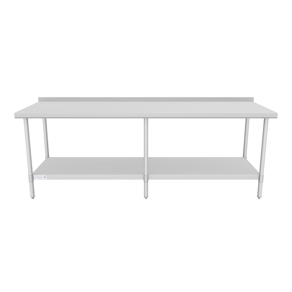 Empura Stainless EWTB3096 Work Table 96"W X 30"D X 35"H Economy Duty