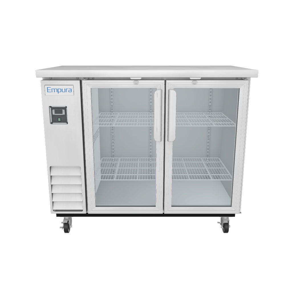 Empura Refrigeration E-KBB48-2G-24-S Back Bar Cooler 3D View