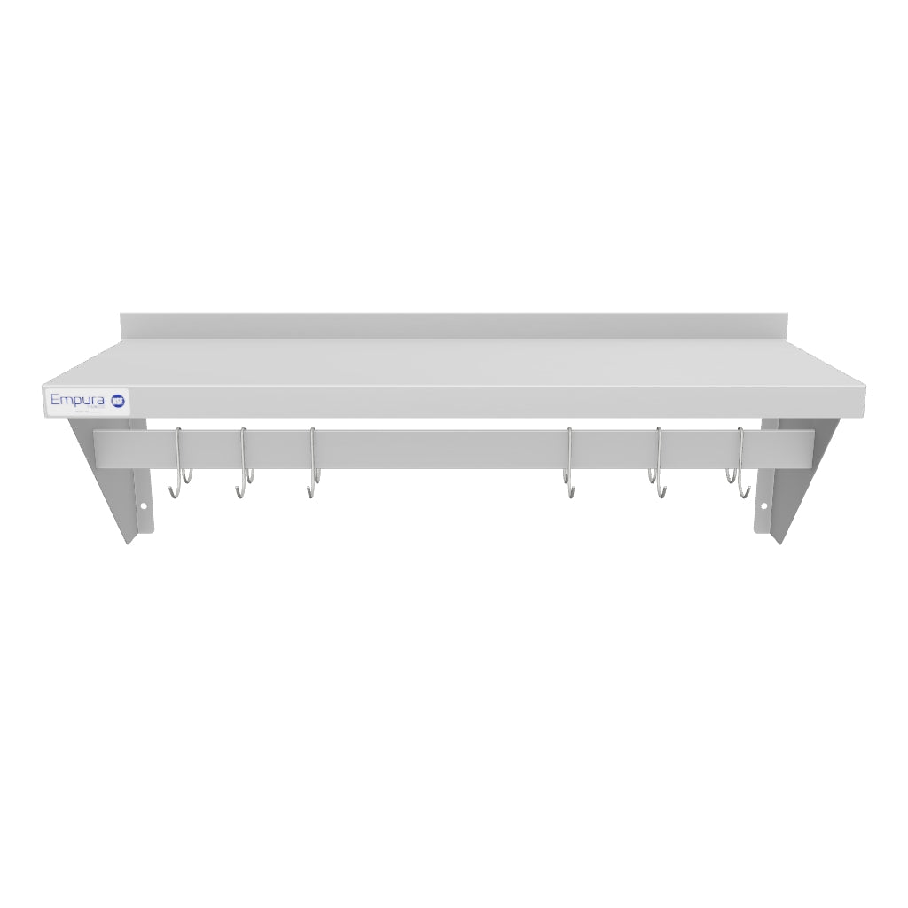 Empura Stainless E-WPS-1236 Pot Rack Wall-Mounted 