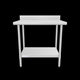 Empura Stainless SWT4B2436 Work Table 36"W X 24"D X 35"H Super Duty 4 Inch Backsplash