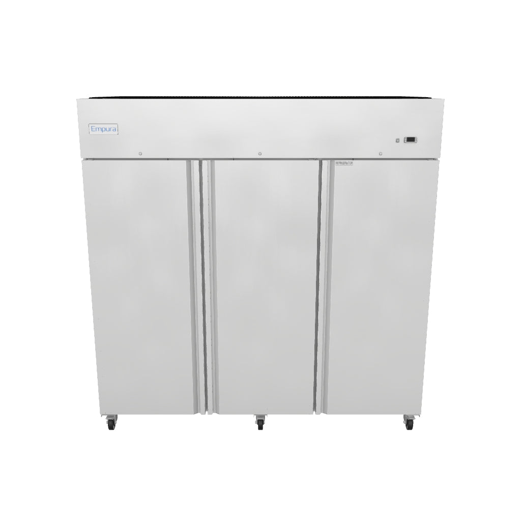 E-KB82T Reach In Refrigerator 3D View