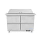 E-KSP48M-D4 Mega Top Sandwich Salad Unit Refrigerated Counter 3D View