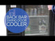 empura back bar swing door coolers