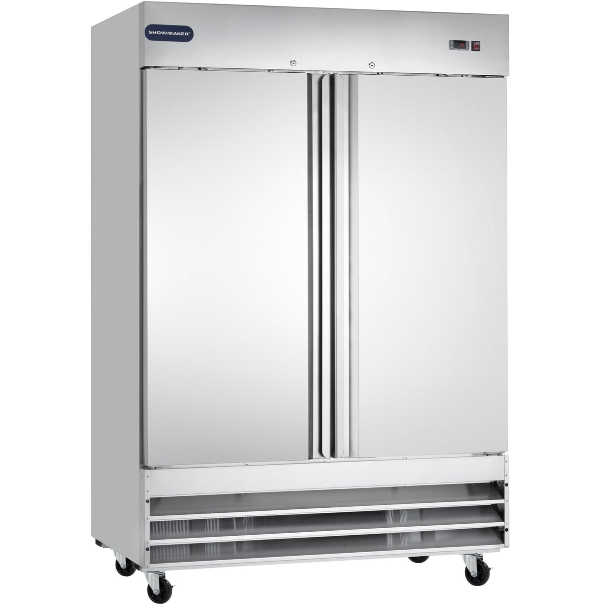Showmaker S-2DF Reach-In Freezer 2 Swing Solid Door 54"W X 32.2"D X 82.5"H
