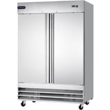 Showmaker S-2DR Reach-In Refrigerator 2 Swing Solid Door 54"W X 32.2"D X 82.5"H
