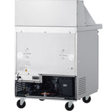 Showmaker S-SP28M Refrigerated Sandwich/Salad Mega Top Prep Table 1 Solid Swing Door