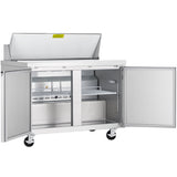 Showmaker S-SP48 Refrigerated Sandwich/Salad Prep Table 2 Solid Swing Doors 46.8"W X 29.5"D X 41.5"H