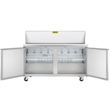 Showmaker S-SP60 Refrigerated Sandwich/Salad Prep Table 2 Solid Swing Doors 60.2"W X 29.5"D X 41.5"H