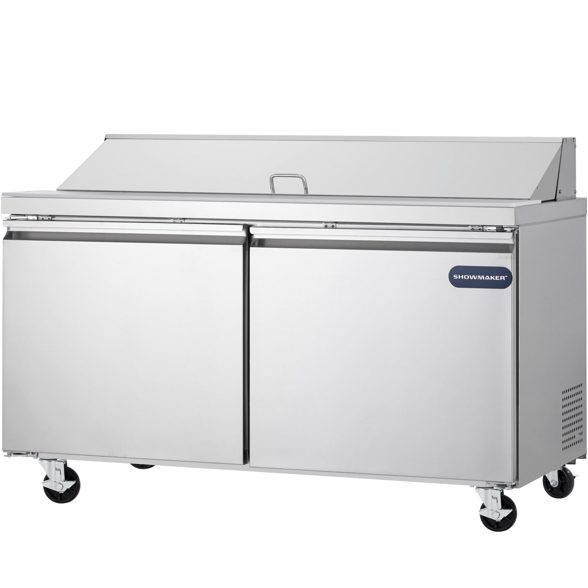Showmaker S-SP60 Refrigerated Sandwich/Salad Prep Table 2 Solid Swing Doors 60.2"W X 29.5"D X 41.5"H