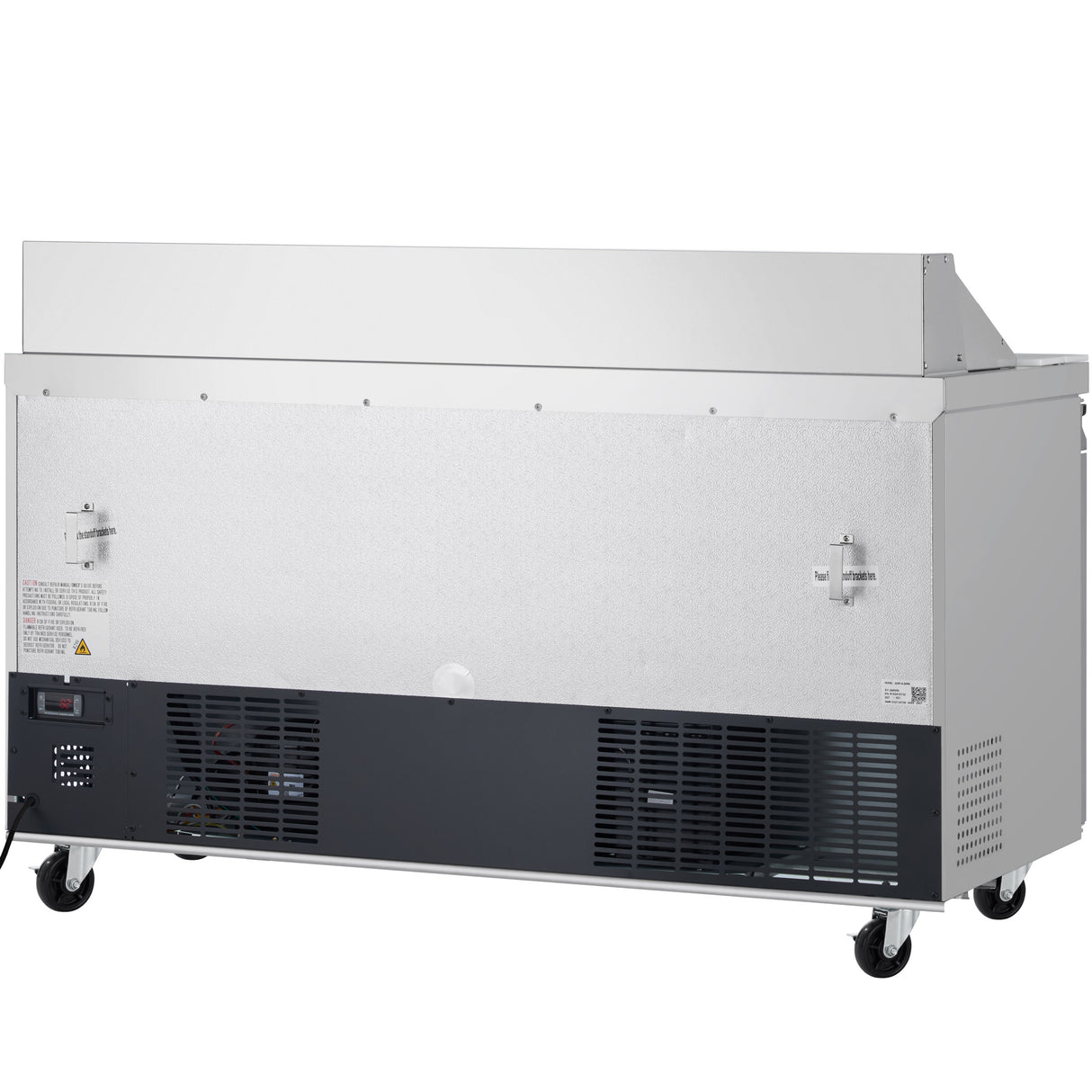 Showmaker S-SP60 Refrigerated Sandwich/Salad Prep Table 2 Solid Swing Doors 60.2"W X 29.5"D X 41.5"H