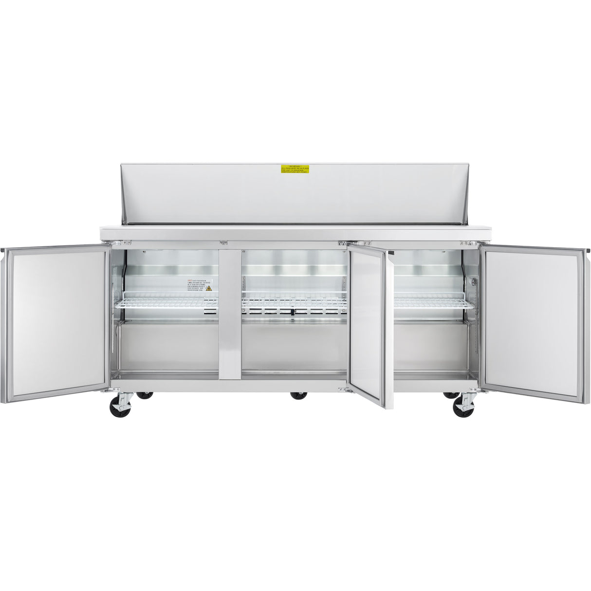Showmaker S-SP70 Refrigerated Sandwich/Salad Prep Table 3 Solid Swing Doors 70.4"W X 29.5"D X 41.5"H