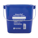 San Jamar KP196KCBL Kleen-Pail® Kleen Color™ 6 Qt. Ergonomic Handle With Bail Handle Design