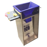 Scotsman BGS10 ice bagger fits over any ice bin opening with a purple hopper on top