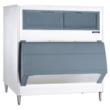 Commercial ice storage bin with slanted front door, Scotsman BL1048S Upright Ice Storage