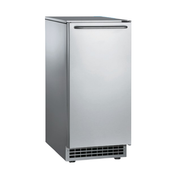 Stainless steel undercounter ice maker Scotsman CU50GA-1 with gourmet ice storage bin