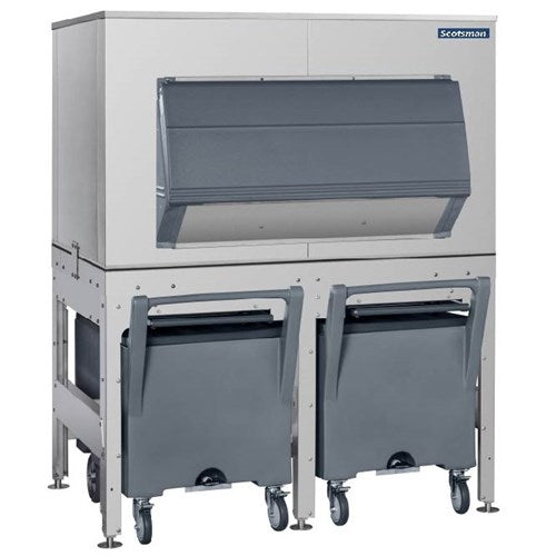 Scotsman ICS1360 Ice Express Transport System Side-hinged Front Door & (2) Bays For (2) Roll Under Carts (included)