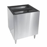 Stainless steel ice dispenser stand for Scotsman ID150 models, 22’’W x 30’’D x 30’’H