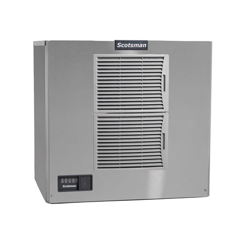 Stainless steel Scotsman MC0830MA-32 Prodigy ELITE ice maker with ventilation panels