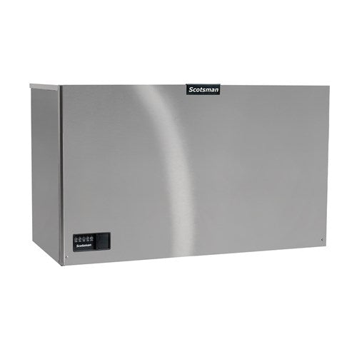 Stainless steel Scotsman MC1448MR-32 Prodigy ELITE Ice Maker unit in cube style design