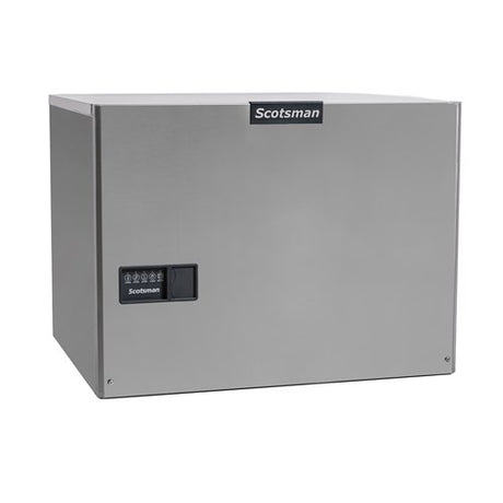 Stainless steel Scotsman ice machine with digital control panel requires ECC series condensing unit