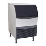 Commercial Scotsman UC2024SW-1 Undercounter Ice Maker with Bin in black and silver finish
