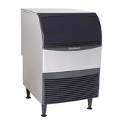 Commercial Scotsman UC2024SW-1 Undercounter Ice Maker with Bin in black and silver finish
