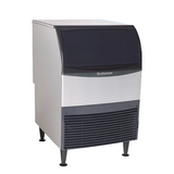 Scotsman UF424W-1 Undercounter Ice Maker with Bin Flake Style in black and silver