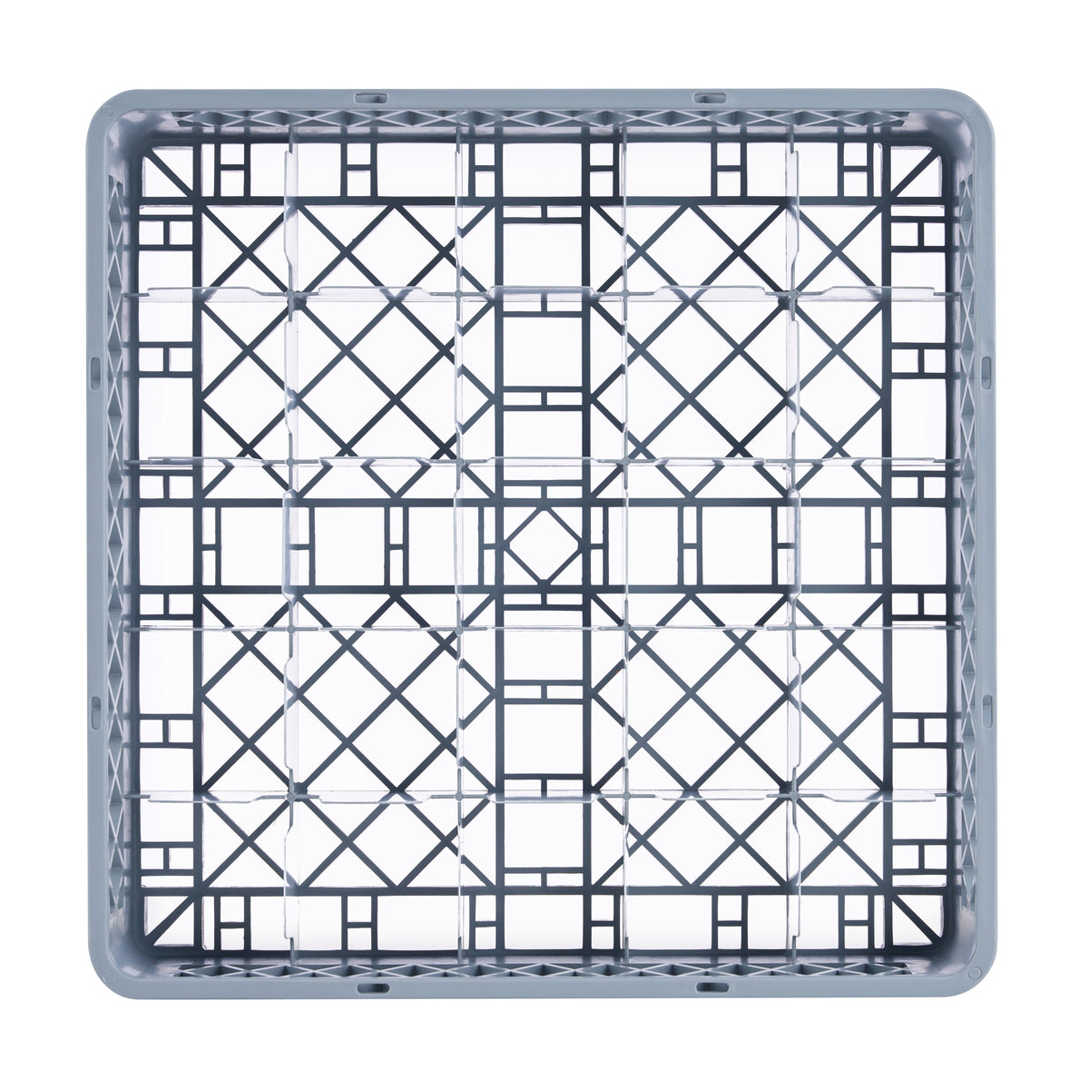 Showmaker S-25-GLASS RACK Glass Rack (25) Compartments 19.69"W X 19.69"D X 3.94"H