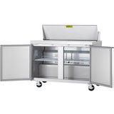 Showmaker S-SP46M Refrigerated Sandwich/Salad Mega Top Prep Table 2 Solid Swing Door