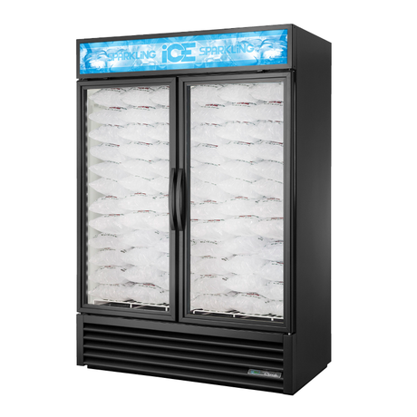 True Refrigeration GDIM-49NT-HC~TSL01_BL Ice Merchandiser Two-section