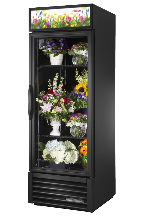 True Refrigeration GDM-23FC-HC~TSL01_BL Floral Merchandiser One-section