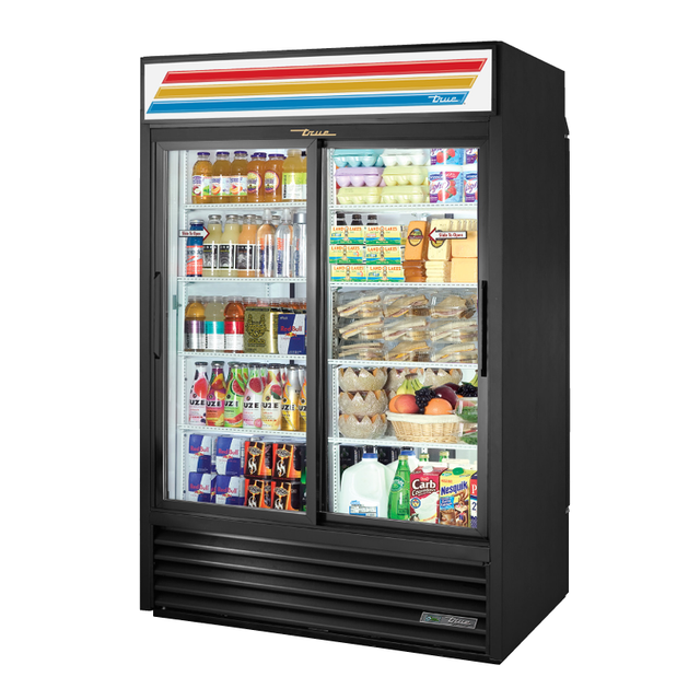 True Refrigeration GDM-47RL-HC-LD_BL Refrigerated Merchandiser Pass Thru