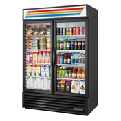 True Refrigeration GDM-49-HC~TSL01_BL Refrigerated Merchandiser Two-section