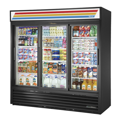 True Refrigeration GDM-69-HC-LD_BL Refrigerated Merchandiser Three-section