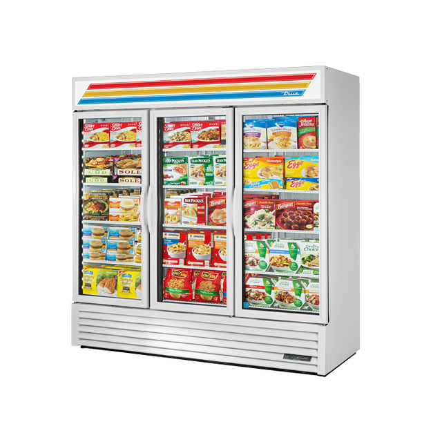 True Refrigeration GDM-72F-HC~TSL01_BL Freezer Merchandiser Three-section