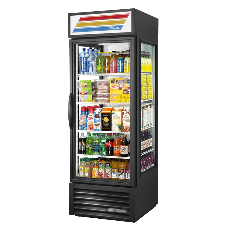 True Refrigeration GEM-23-HC~TSL01_WH Glass End Merchandiser One ...