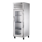 Stainless steel True Refrigeration STA1F-1G-HC Spec Series Freezer with glass door