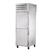Stainless steel True Refrigeration STG1RPT-2HS-1S-HC Spec Series Refrigerator on wheels