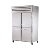 Stainless steel True Refrigeration STG2F-4HS-HC SPEC SERIES Freezer on wheels